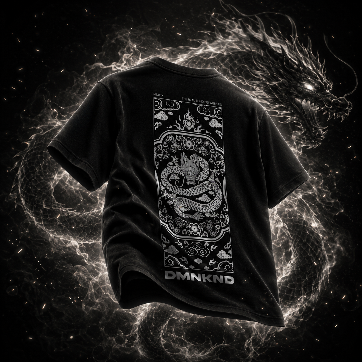 Dragon Bond Tee - Obsidian