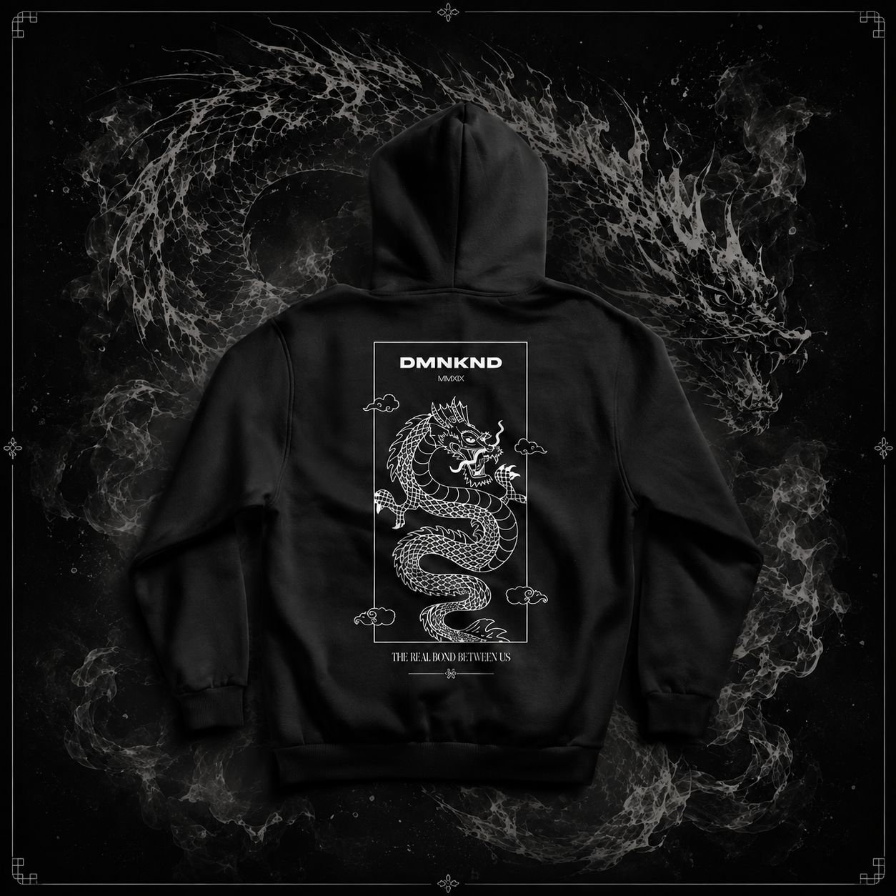 Dragon Bond Hoodie – Obsidian